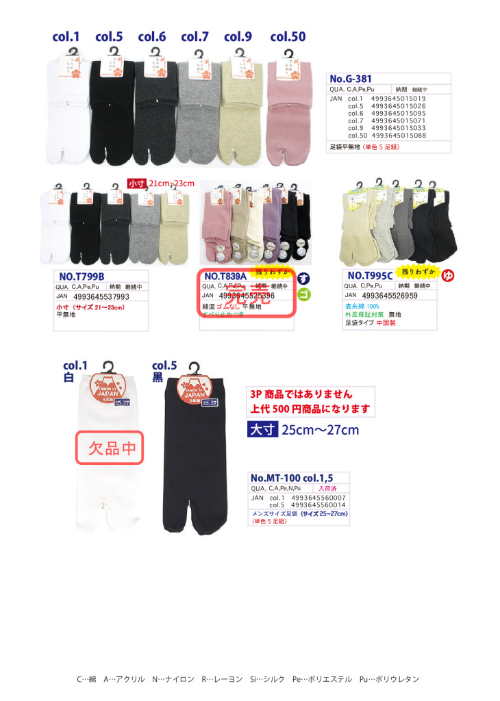 2025SS足袋のサムネイル