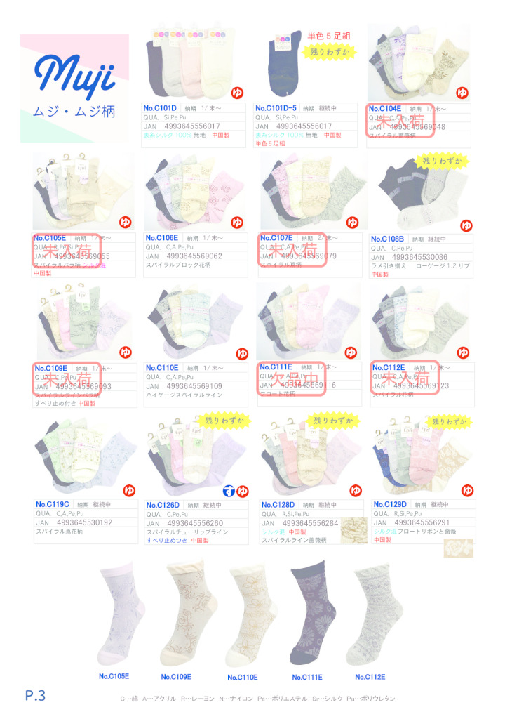 2026SSクルー小寸追加のサムネイル