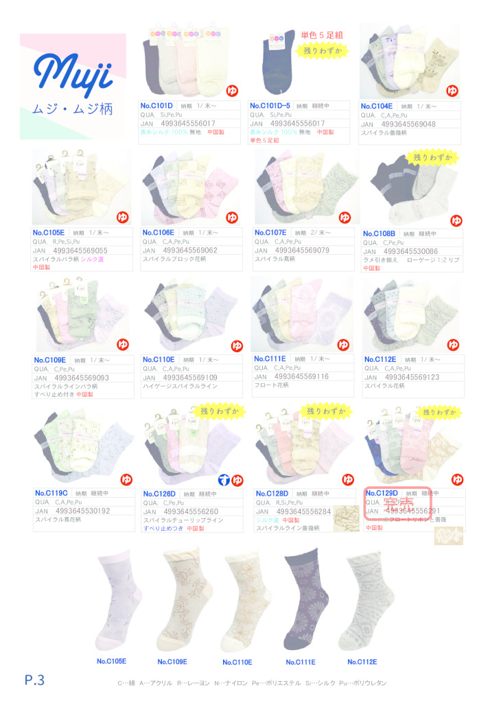 2026SSクルー小寸追加のサムネイル