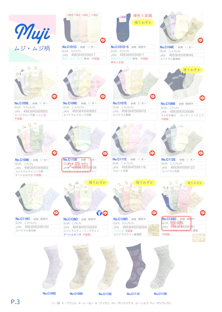 2026SSクルー小寸追加のサムネイル