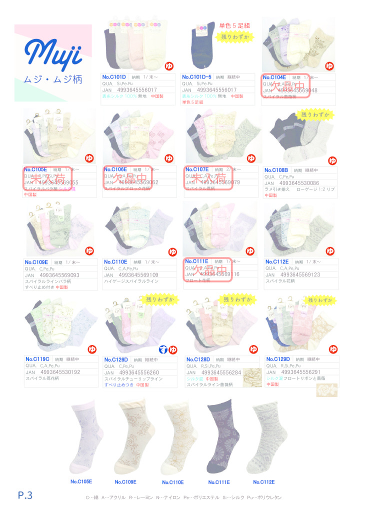 2026SSクルー小寸追加のサムネイル