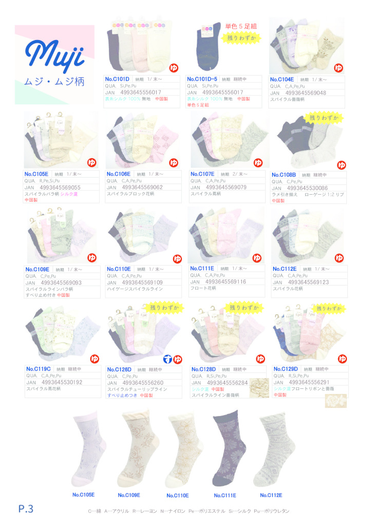 2026SSクルー小寸追加のサムネイル